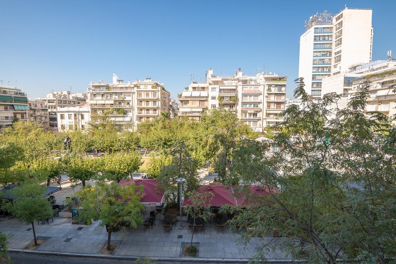 Victoria Grand Apartments Athen Exterior foto