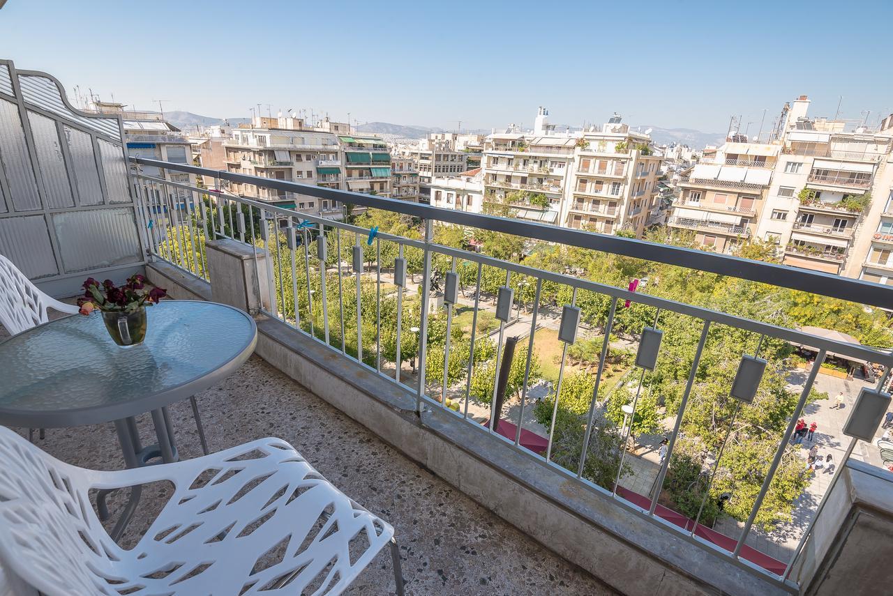 Victoria Grand Apartments Athen Exterior foto