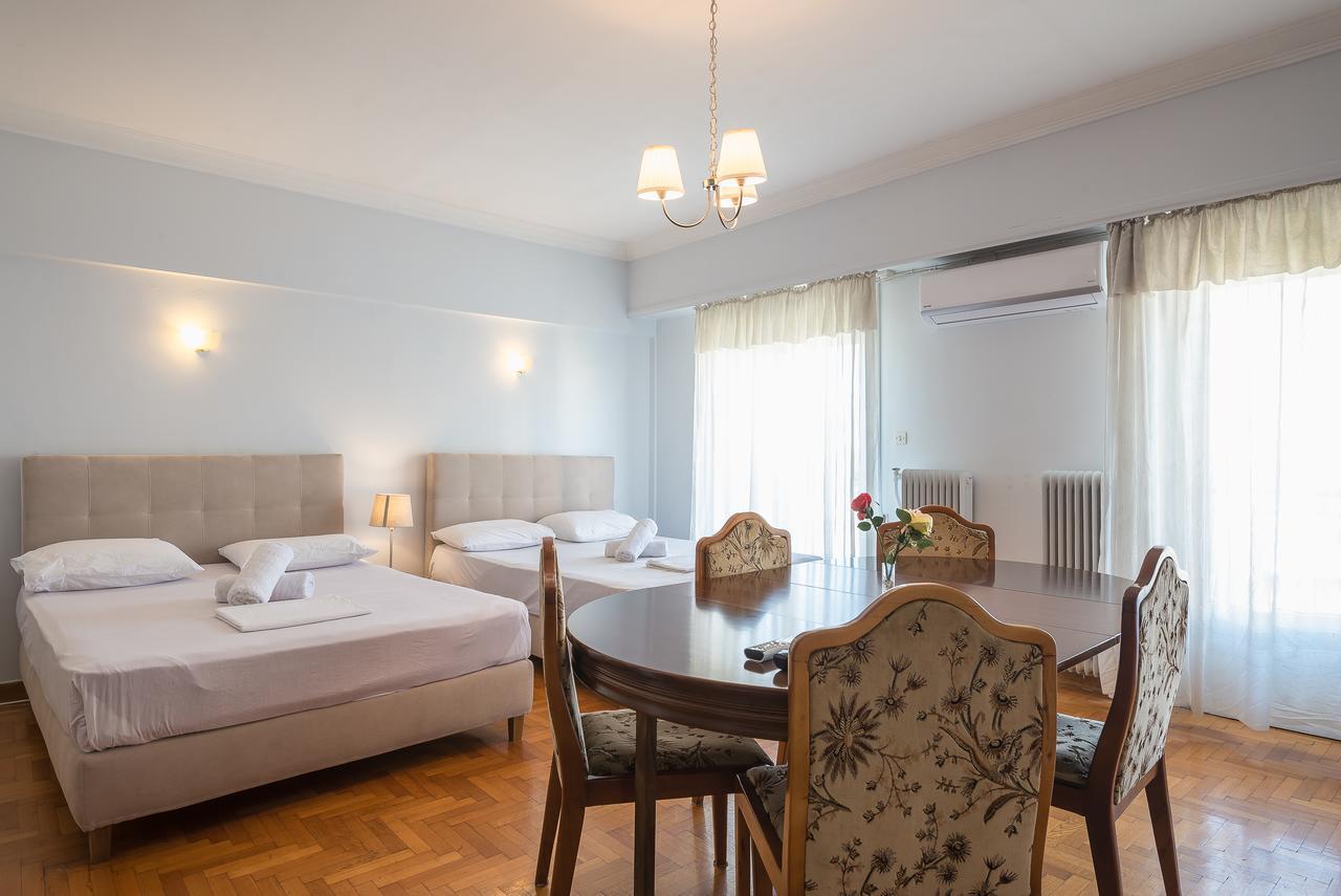 Victoria Grand Apartments Athen Exterior foto
