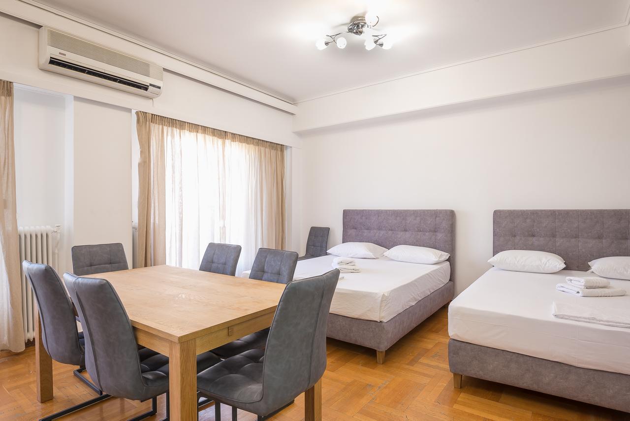 Victoria Grand Apartments Athen Exterior foto