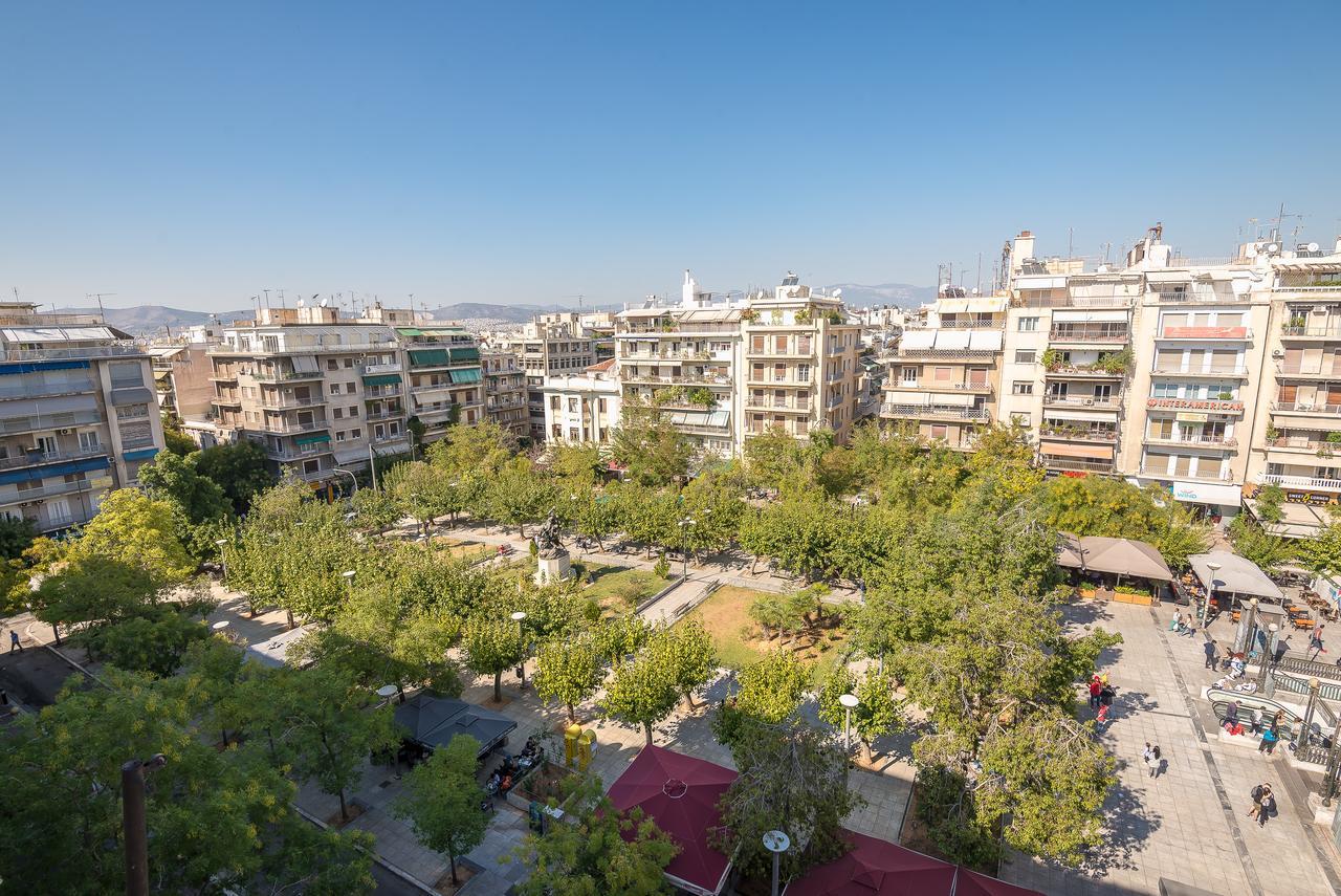 Victoria Grand Apartments Athen Exterior foto